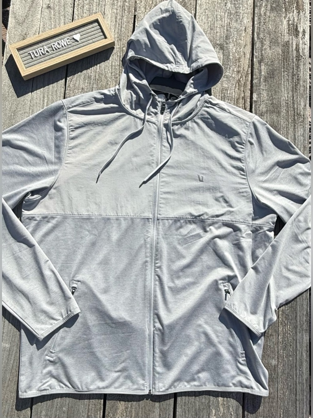 VUORI Sunday Element Jacket Platinum Heather Grey size XXL NWT Mens
